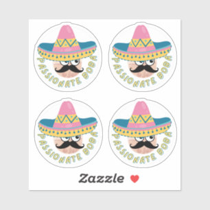 Passionate Boba- Pack of 4 Sticker