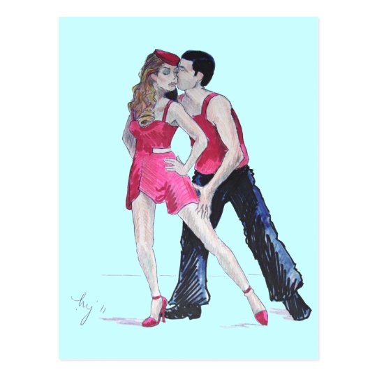 Passionate Dancers Strictly Come Dancing Postcard