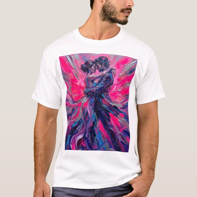 Passionate Embrace – Dance of Devotion T-Shirt (Front)