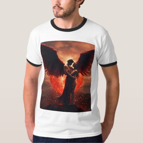 Passionate Flames A Sensual Valentines T_Shirt C