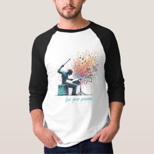 Passionate musician percussionist T_Shirt