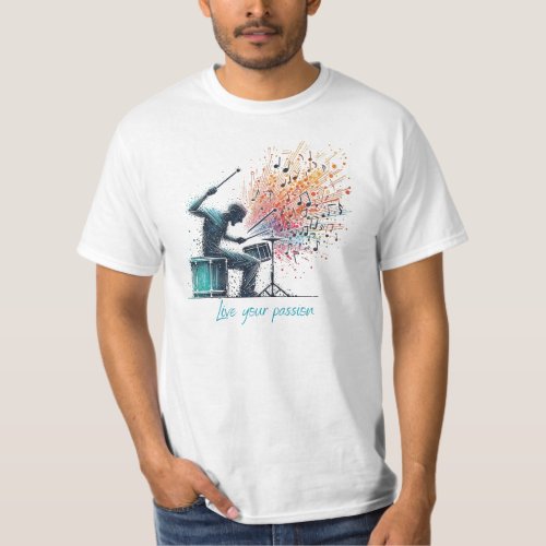 Passionate musician percussionist T_Shirt