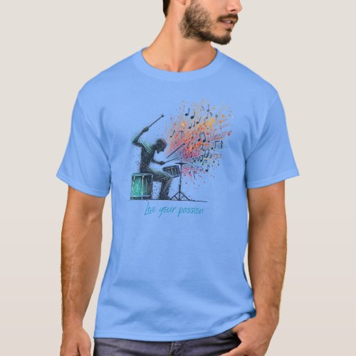 Passionate musician percussionist T_Shirt