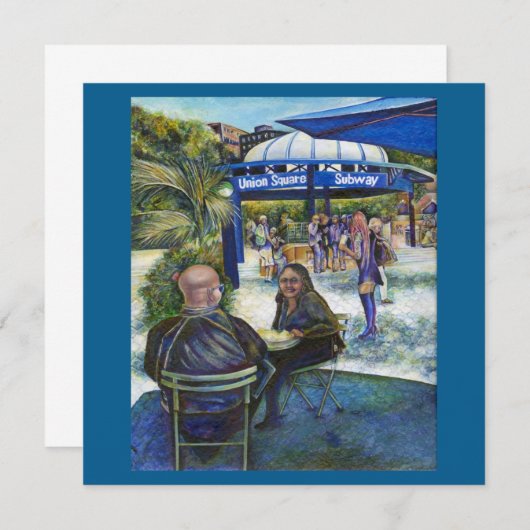 Passionate People Playing in the Park, NYC (Front/Back)