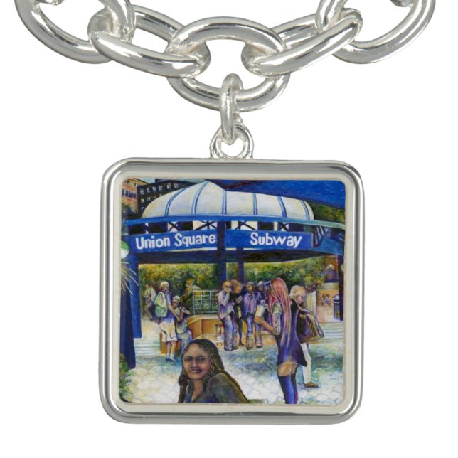 Passionate People Playing in the Park, NYC Charm Bracelet (Design)