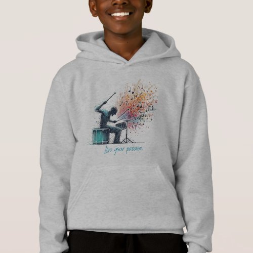 Passionate percussionist hoodie