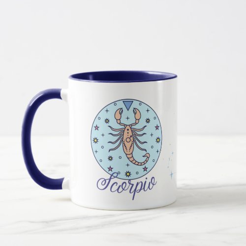 Passionate Scorpio Zodiac Sign Mug