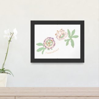 Passionflower Poster