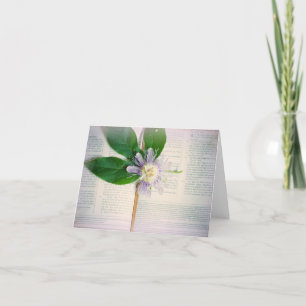 Passionflower Scriptures Notecard