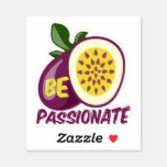 Passionfruit motivational creative quote sticker