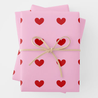 Passion's embrace wrapping paper sheets