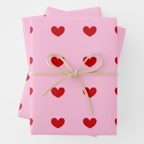 Passions embrace wrapping paper sheets