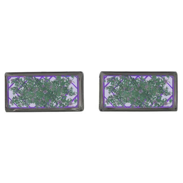 PassionVine Trellis Cufflinks (Front)