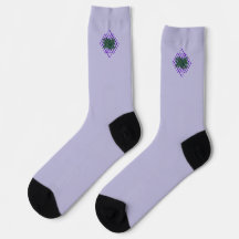 PassionVine Trellis Premium Crew Socks
