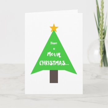 Passive Aggressive Merry Christmas Greeting Card by MovieFun at Zazzle