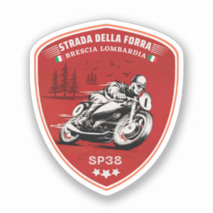 passo della forra in moto italian apls sticker