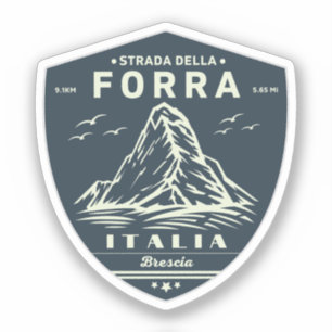 passo della forra in moto italian apls sticker