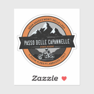 Passo delle Capannelle , Abruzzo, Italy Sticker