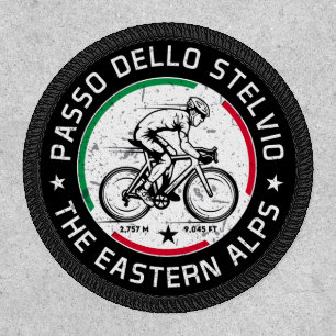 passo dello stelvio - stelvio pass italian Cycling Patch