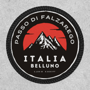 Passo di Falzarego-italian mountain pass dolomite Patch