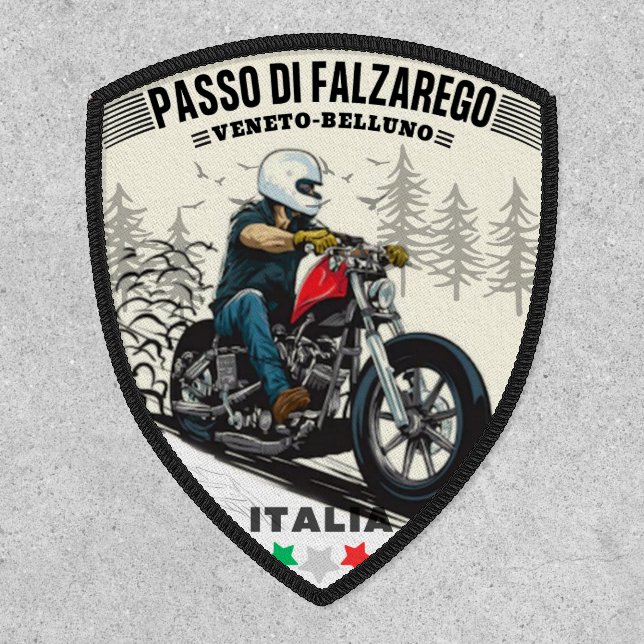   Passo di Falzarego-italian mountain pass trip  Patch (Front)