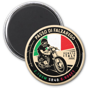 Passo di Falzarego Italy Falzarego Pass Motorcycle Magnet