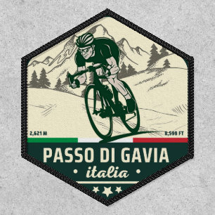 passo di gavia - gavia pass italian Mountain alps Patch