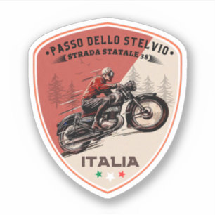 passo di gavia - gavia pass italian Mountains alp Sticker