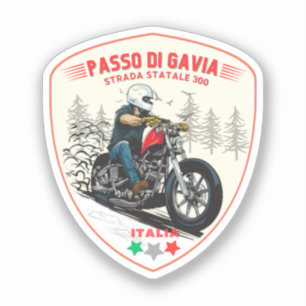 passo di gavia - gavia pass italian Mountains alp Sticker