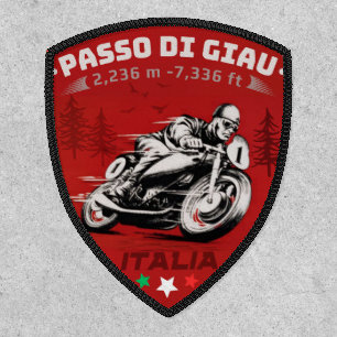  passo di giau - giau pass italian Mountains alps. Patch