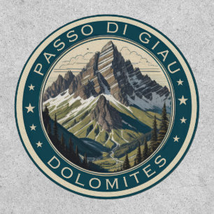 passo di giau - giau pass italian Mountains alps Patch