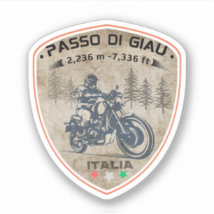 passo di giau - giau pass italian Mountains alps Sticker