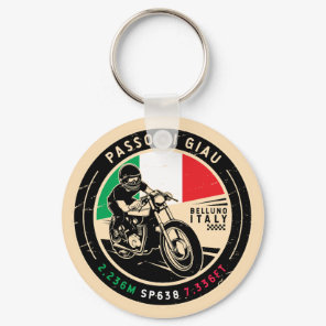 Passo di Giau Italy | Giau Pass | Motorcycle Keychain