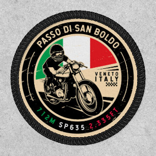 Passo di San Boldo San Boldo Pass Motorcycle Patch