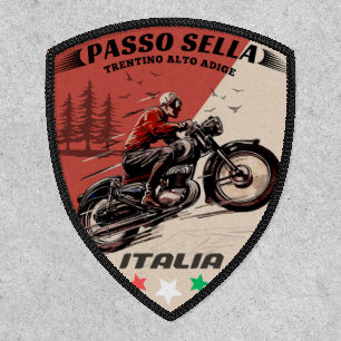 passo Sella italian Mountains motorcycle Patch