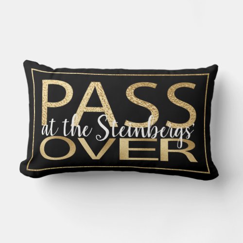 Passover 13 x 21 Pillow Passover Classic Gold