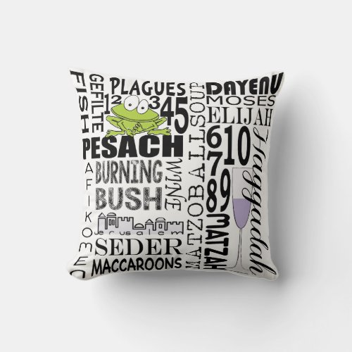 Passover 1616 Pillow Dayenu Pillow