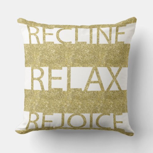 Passover 2020Gold Pillow Recline Relax Rejoice