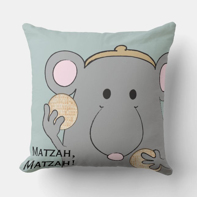 Passover 20/20" Pillow "Matzah, Matzah!" (Front)
