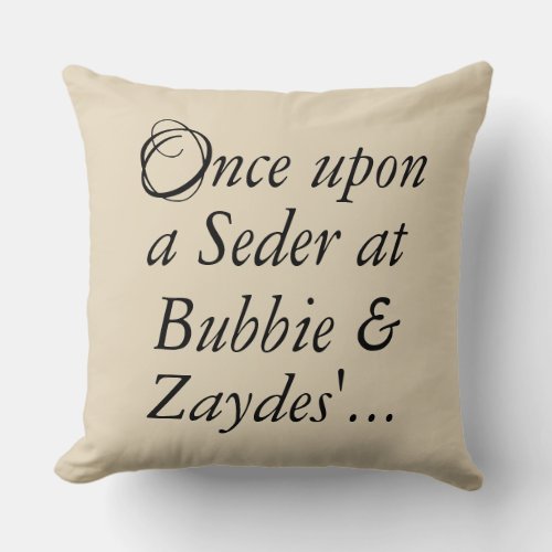 Passover 20 x 20 Throw Pillow Once Upon a Seder