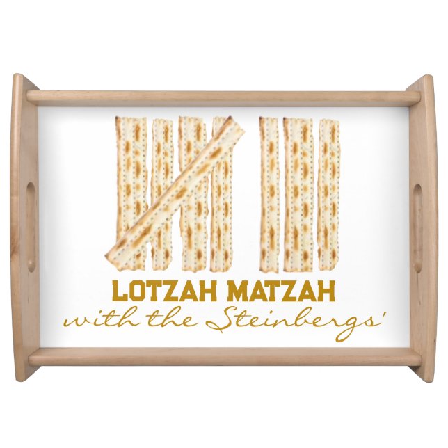 Passover 8 Matzah Days Serving Tray (Front)