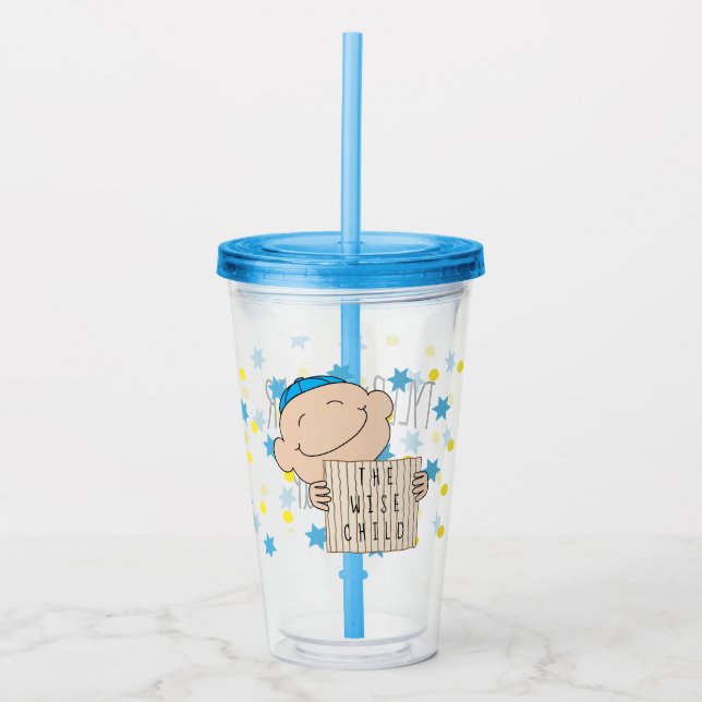 Passover Acrylic Tumbler The Wise Child 2 (Front)