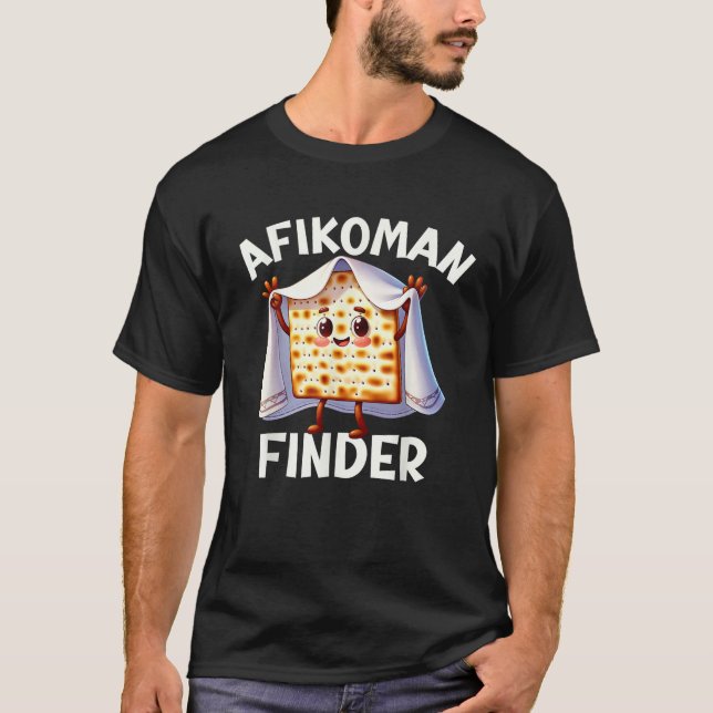 Passover Afikoman Finder Afikoman Hunter Jewish Pe T-Shirt (Front)