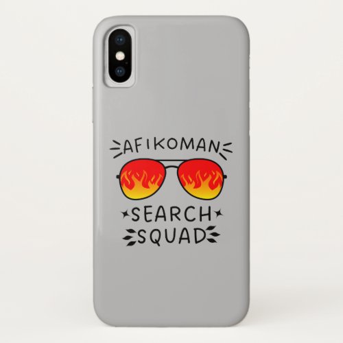 Passover Afikoman Search Squad iPhone X Case