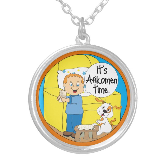 Passover Afikomen Find Necklace (Front)