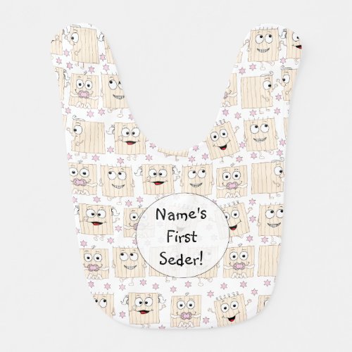 Passover Baby Girls Bib