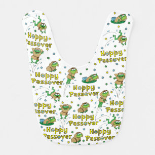 Passover Bib Baby Boy "Hoppy Passover"