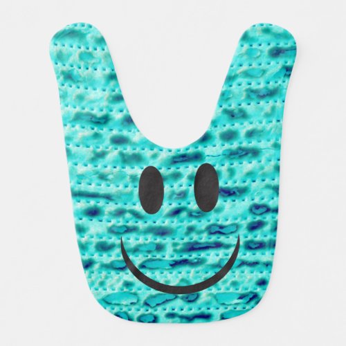 Passover Blue Colorful Matzah Baby Bib