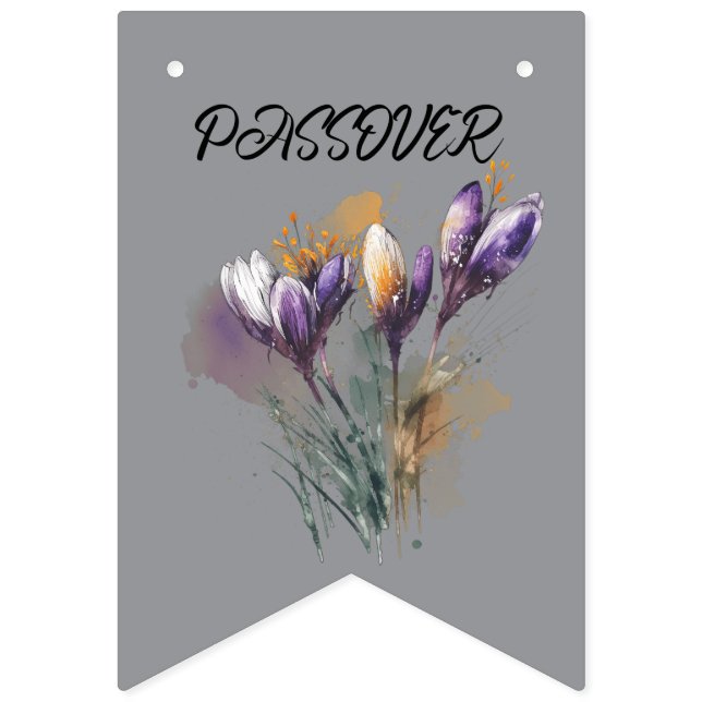 "Passover" bunting banner (First Flag)
