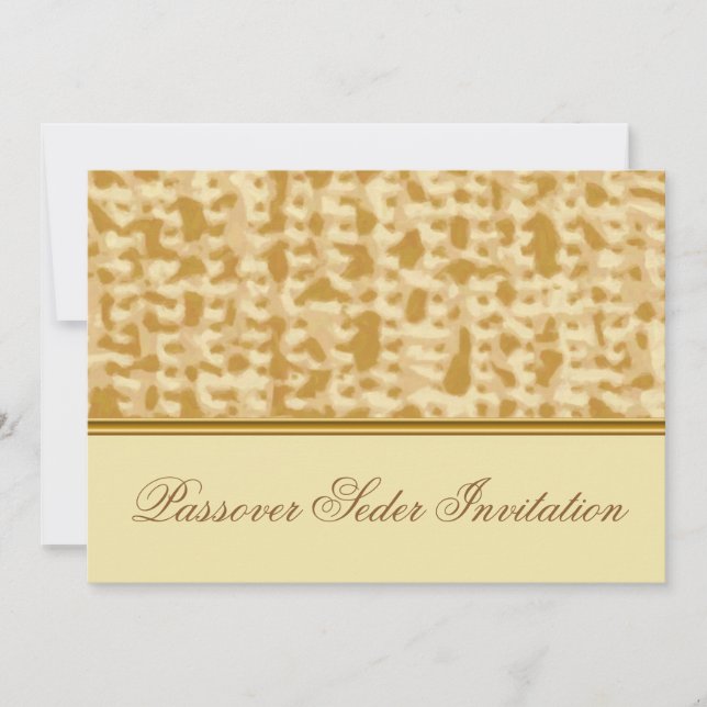 Passover Celebration Invitation Card (Front)